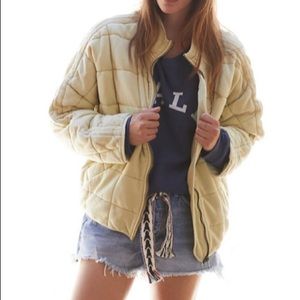 Free People Dolman Quilted Jacket